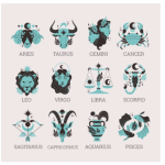 Ilustrasi ramalan zodiak