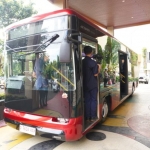 Shuttle Bus yang diuji cobakan di Kota Batu