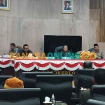 Rapat paripurna yang digelar DPRD Kota Mojokerto. Foto: YUDI EKO PURNOMO/BANGSAONLINE