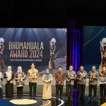 Kementerian ATR/BPN saat meraih penghargaan di Bhumandala Award 2024.