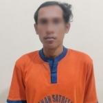 Pelaku inisial HS yang telah diamankan Polsek Gresik Kota