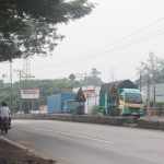 Sebagian median jalan di Jl. Raci yang rusak akan diperbaiki.