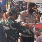 Kapolres didampingi Wali Kota Mojokerto meluncurkan Transportasi Tangguh Semeru.