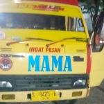 Truk yang dicuri saat diparkir di Jl. Irian Barat Surabaya