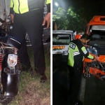 Kecelakaan di Jalan Raya Watutulis Kecamatan Prambon, Kabupaten Sidoarjo, Sabtu (26/6/2021) kemarin. (foto: ist)