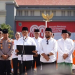 Pembacaan deklarasi damai di Kota Batu.