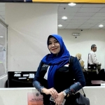 Lia Istifhama saat berada di Makkah.