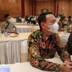 Rubianto, Kepala ULP Trenggalek saat menghadiri studi referensi Siroleg di Malang. foto: HERMAN/ BANGSAONLINE