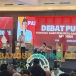 Debat perdana Paslon Pilkada Madiun. Foto: Hendro Suhartono/BANGSAONLINE.com