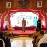  Sekretaris Daerah Kabupaten Kediri, Mohamad Solikin, saat memberi sambutan. (Ist). 