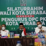 Cak Eri dan Cak Ji saat mengunjungi Kantor DPC PKB Kota Surabaya. (foto: ist)