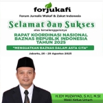 Wakil Ketua Umum Forum Jurnalis Wakaf dan Zakat Indonesia (Forjukafi), Idy Muzayyad.