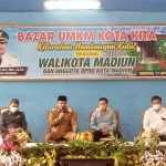 Wali Kota Madiun Maidi bersama anggota DPRD dapil setempat dalam acara Kota Kita.