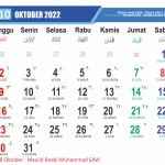 Daftar Hari Libur Bulan Oktober 2022