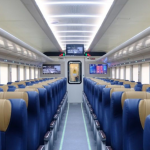 Rangkaian KA Majapahit yang menggunakan kereta kelas Ekonomi terbaru (dok. INKA)