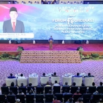 Menteri ATR/BPN saat memberi sambutan.