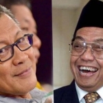 KH Abdurrahman Wahid (Gus Dur) dan Rocky Gerung. Foto: Tribunnews.com