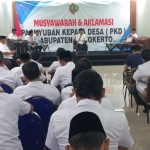 Kiai Asep saat memberikan arahan kepada pengurus baru PKD