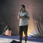 Ketua AJI Kediri, Danu Sukendro, saat memberi sambutan. Foto: Ist.