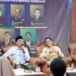 Diskusi yang digelar BEM Pasuruan Raya terkait 1 tahun pemerintahan Prabowo-Gibran.