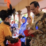 Sekertaris Daerah Kota Madiun Rusdiyanto hadir dalam launching Gesid Matik.