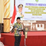 Wakil Wali (Wawali) Kota Pasuruan Adi Wibowo (Mas Adi) saat membuka Orientasi CPNS Formasi 2021.