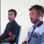 Dua nelayan yang protes ke Dinas Perikanan.