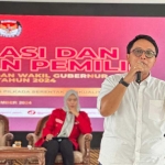 Ketua Dewan Pembina Yayasan Rumah Juang Indonesia, Muh. Ageng Dendy Setiawan, saat memberi sambutan.
