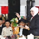 Gubernur Khofifah saat penutupan Roadshow Sertijab di Lumajang. Foto: Ist.