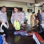 Polres Mojokerto Kota mengamankan barang bukti perang sarung