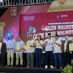 Pengundian nomor urut paslon yang digelar KPU Kota Malang.