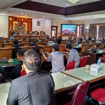 Suasana Rapat Paripurna di DPRD Tulungagung.