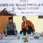 Wakil Bupati Sumenep Achmad Fauzi saat menghadiri Halaqah Kebangsaan di Pendopo Agung, Keraton Sumenep.