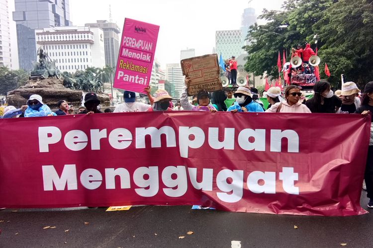 11 Tuntutan Aksi Perempuan Menggugat di Hari Perempuan Internasional. Foto: Ist