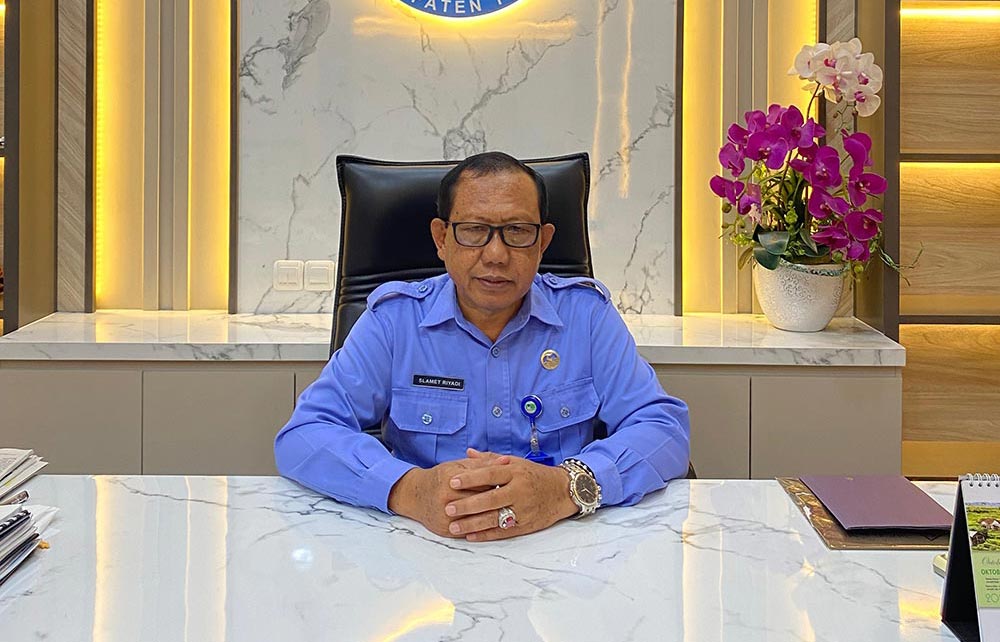 Slamet Riyadi, Direktur Perumda Air Minum Tirta Lestari.