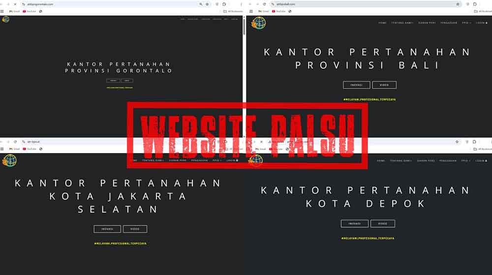 Beredar Situs Web Palsu Satker Kementerian ATR/BPN, Begini Respon Karo Humas dan Protokol