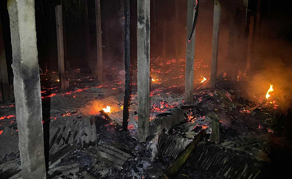 3 Ribu Ayam Mati Terpanggang Usai Kebakaran Melanda Kandang di Blitar