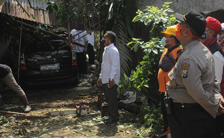 2 Desa di Udanawu Blitar Diterjang Angin Kencang, 15 Rumah Warga Terdampak