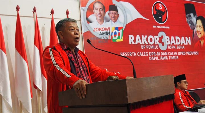 Kusnadi, S.H., M.H., Ketua DPD PDI Perjuangan Jawa Timur. foto: ist