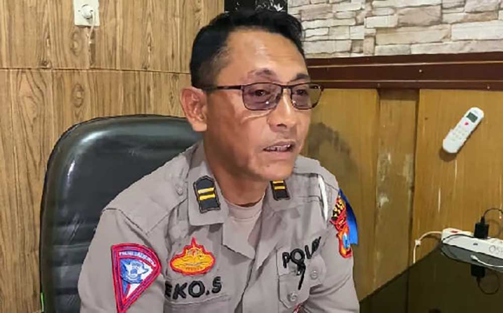 Iptu Eko Sulistiono, Kanit Gakkum Satlantas Polres Tuban.
