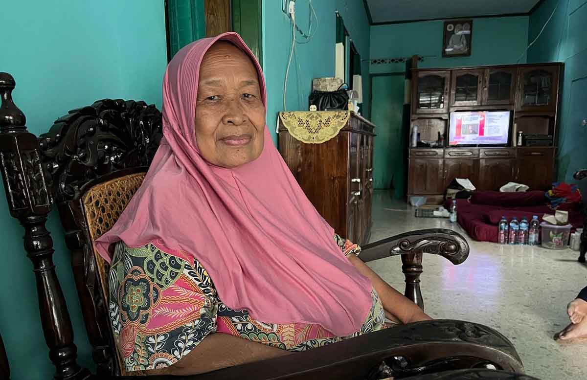 Tjitjik Budijati, warga Kelurahan Tinalan, Kecamatan Pesantren, Kota Kediri, yang telah merasakan manfaat program JKN BPJS Kesehatan. Foto: Ist
