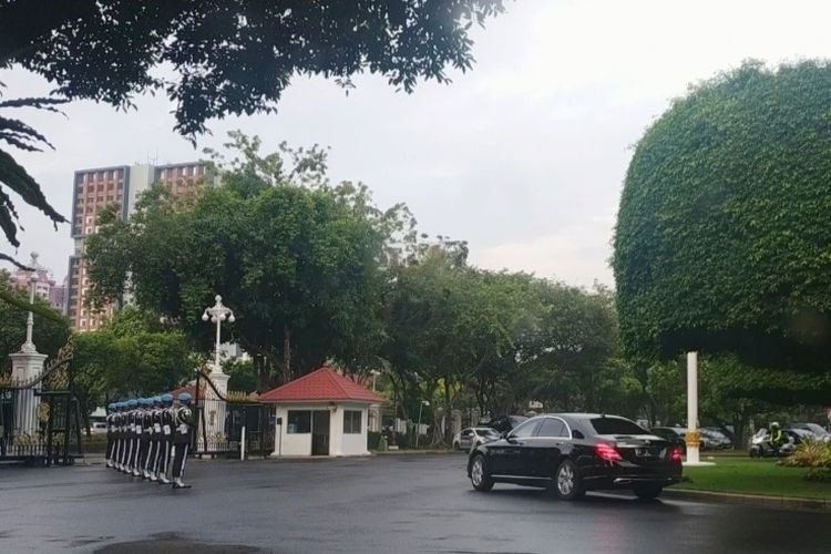 Pintu gerbang bagian belakang Istana Merdeka. Foto : Dian Erika/Kompas.com
