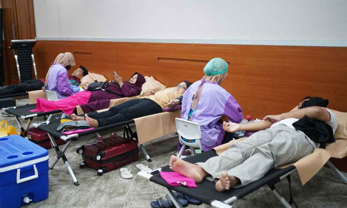 Salah satu kegiatan donor darah yang digelar Aston Inn Batu beberapa waktu lalu.