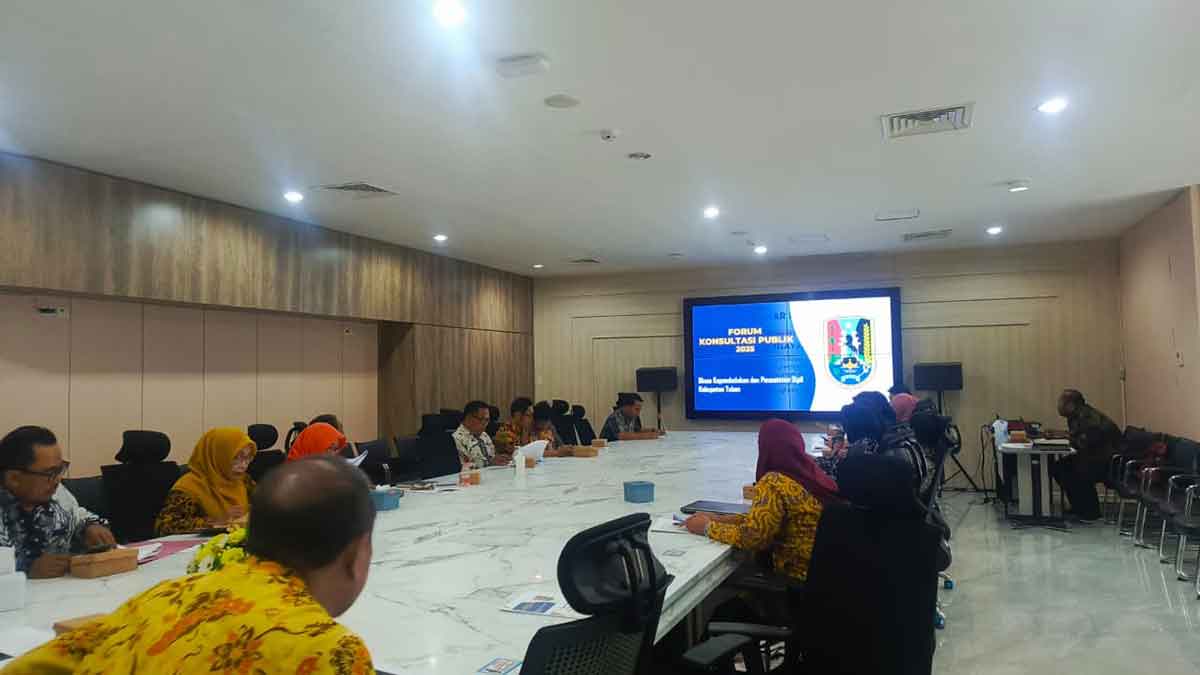 Pelaksanaan FKP Dispendukcapil Tuban.