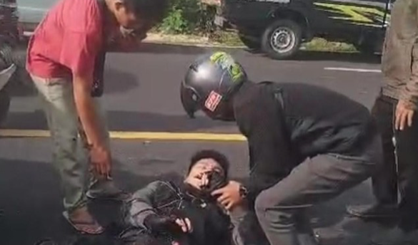 Tangkap layar laka moge di Bangkalan