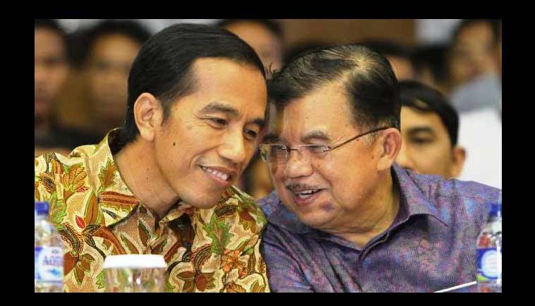 Presiden Jokowi dan Wapres Jusuf Kalla. foto: solopos