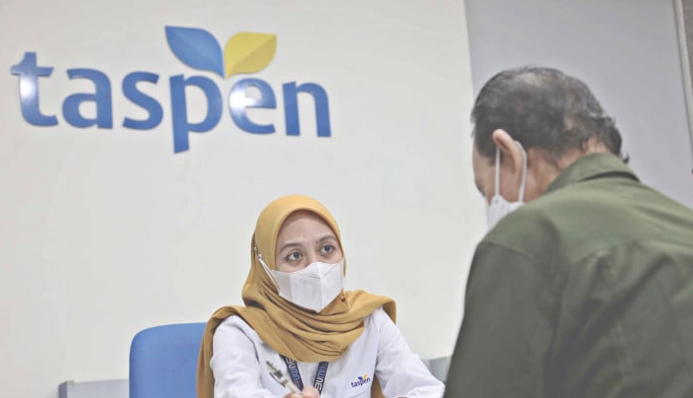 Ilustrasi penyaluran tunjangan oleh PT Taspen (dok. Humas Taspen)