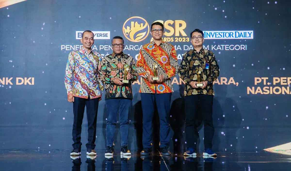 Program Jakarta Koperasi Hidroponik Bank DKI Sabet Best CSR 2023