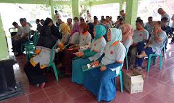 Sosialisasi Destana di salah satu desa.