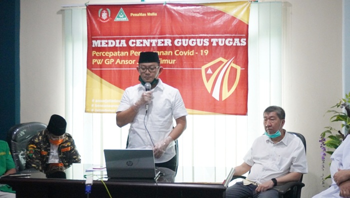 Lawan Covid-19, Ansor Jatim Salurkan 10 Ribu Paket Sembako